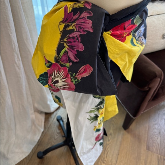 Oscar de la Renta Floral Print Tie Skort - Size 14 - Picture 4 of 14